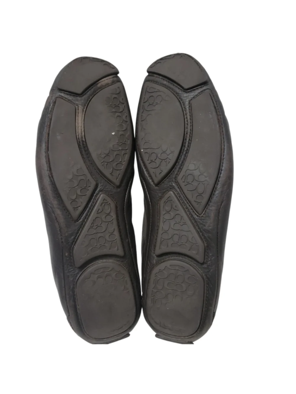 Coach Neal Men’s Slip-On Penny Loafers Drivers Brown Leather Rubber Soles 11.5M